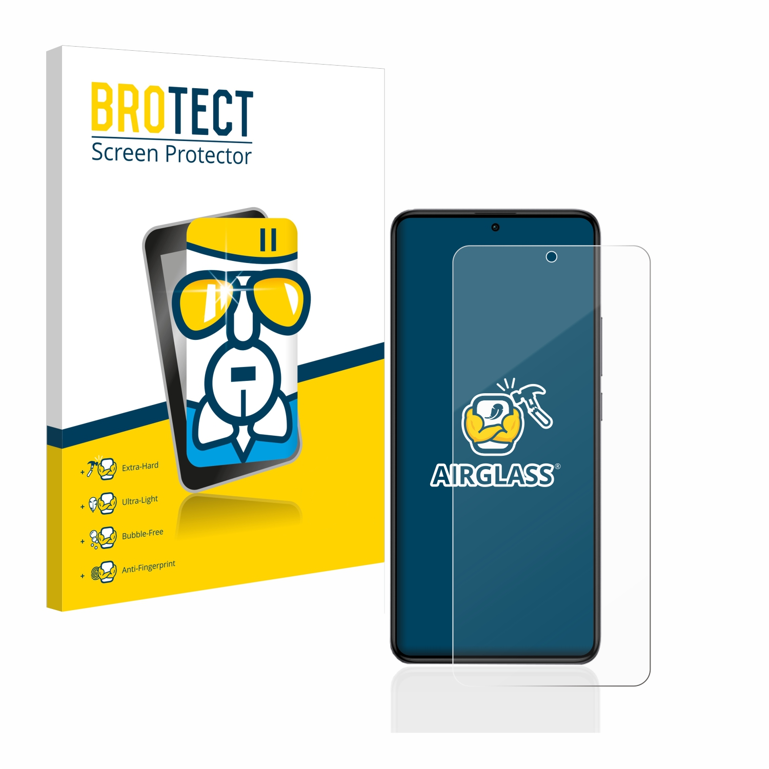 Pro) Poco Xiaomi F5 klare Schutzfolie(für Airglass BROTECT