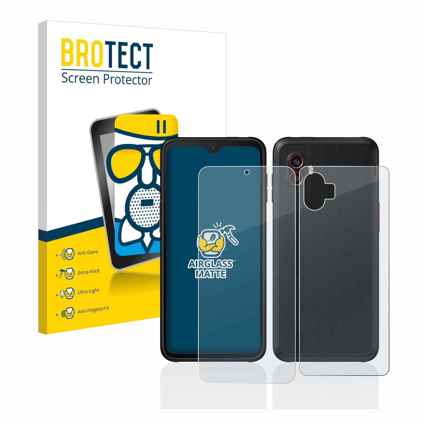 BROTECT Airglass matte Schutzfolie(für Samsung Enterprise Edition) 6 Xcover Galaxy Pro