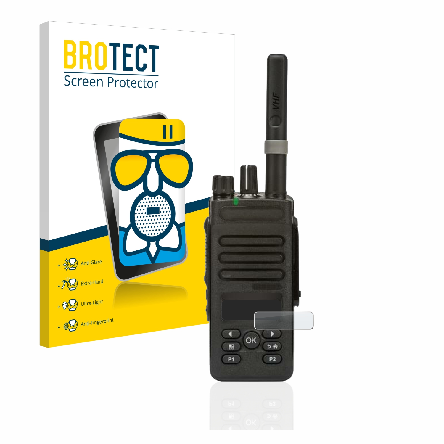 BROTECT Airglass Motorola matte DP2600E) Schutzfolie(für