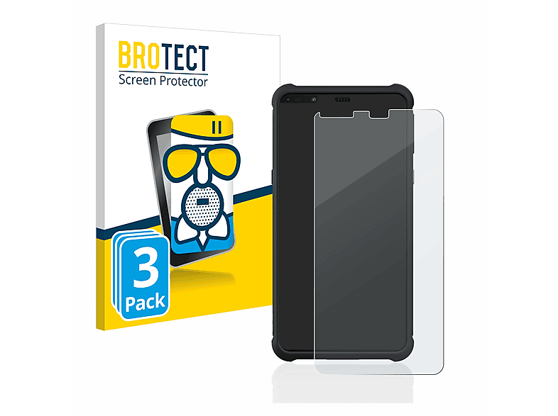 BROTECT 3x Airglass matte Bartec Schutzfolie(für Pixavi Phone)