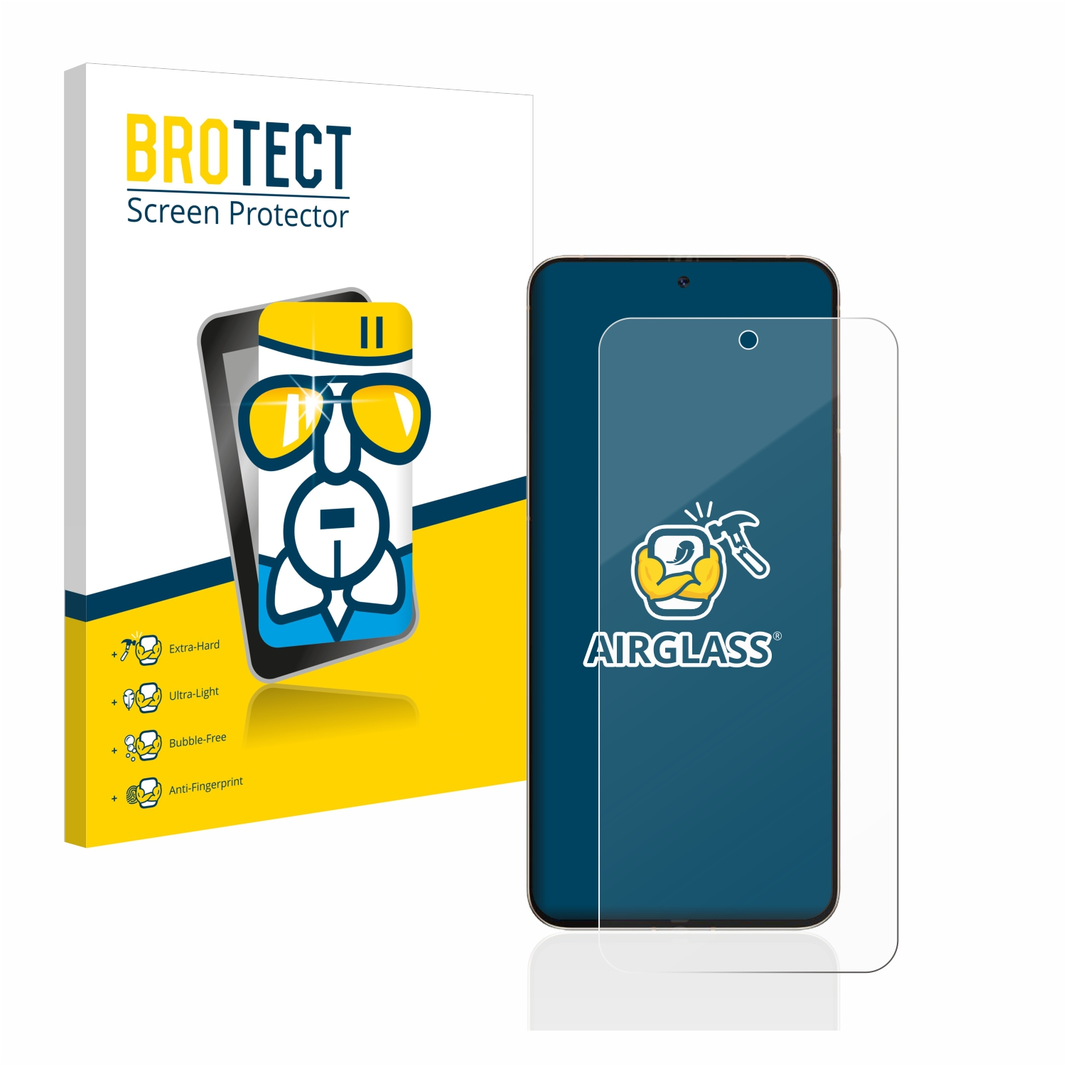 BROTECT Airglass 20 Pro) klare Schutzfolie(für Meizu