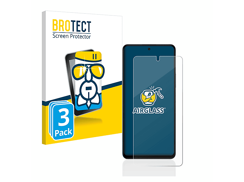 BROTECT 3x Airglass klare Schutzfolie(für Vivo iQOO Z7i)