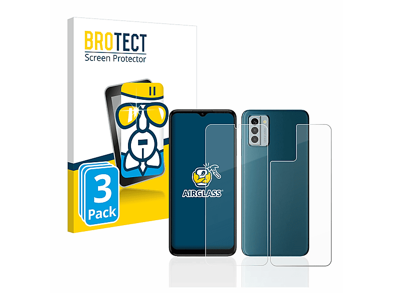 klare Schutzfolie(für G22) Nokia Airglass BROTECT 3x
