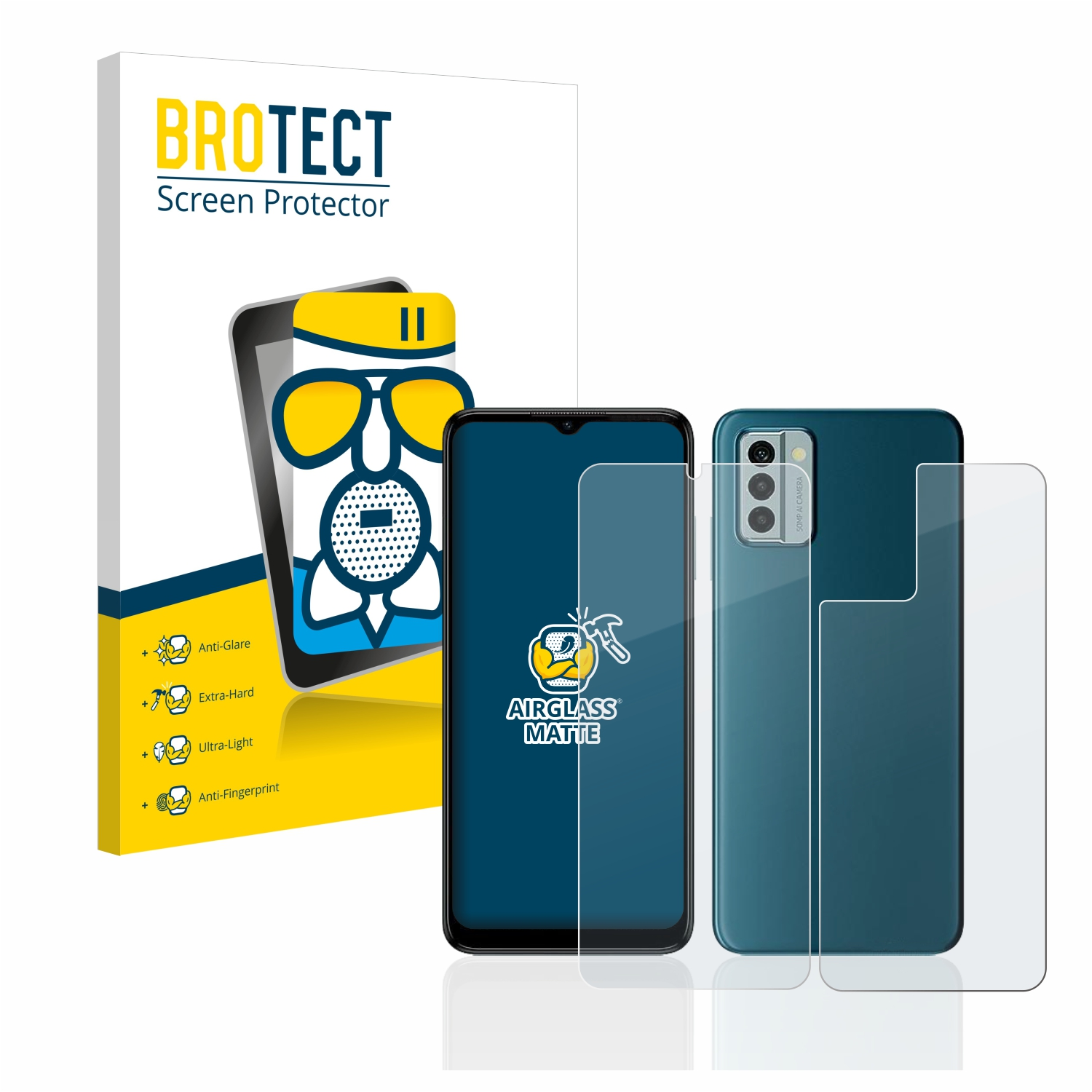 BROTECT Airglass matte Schutzfolie(für Nokia G22)