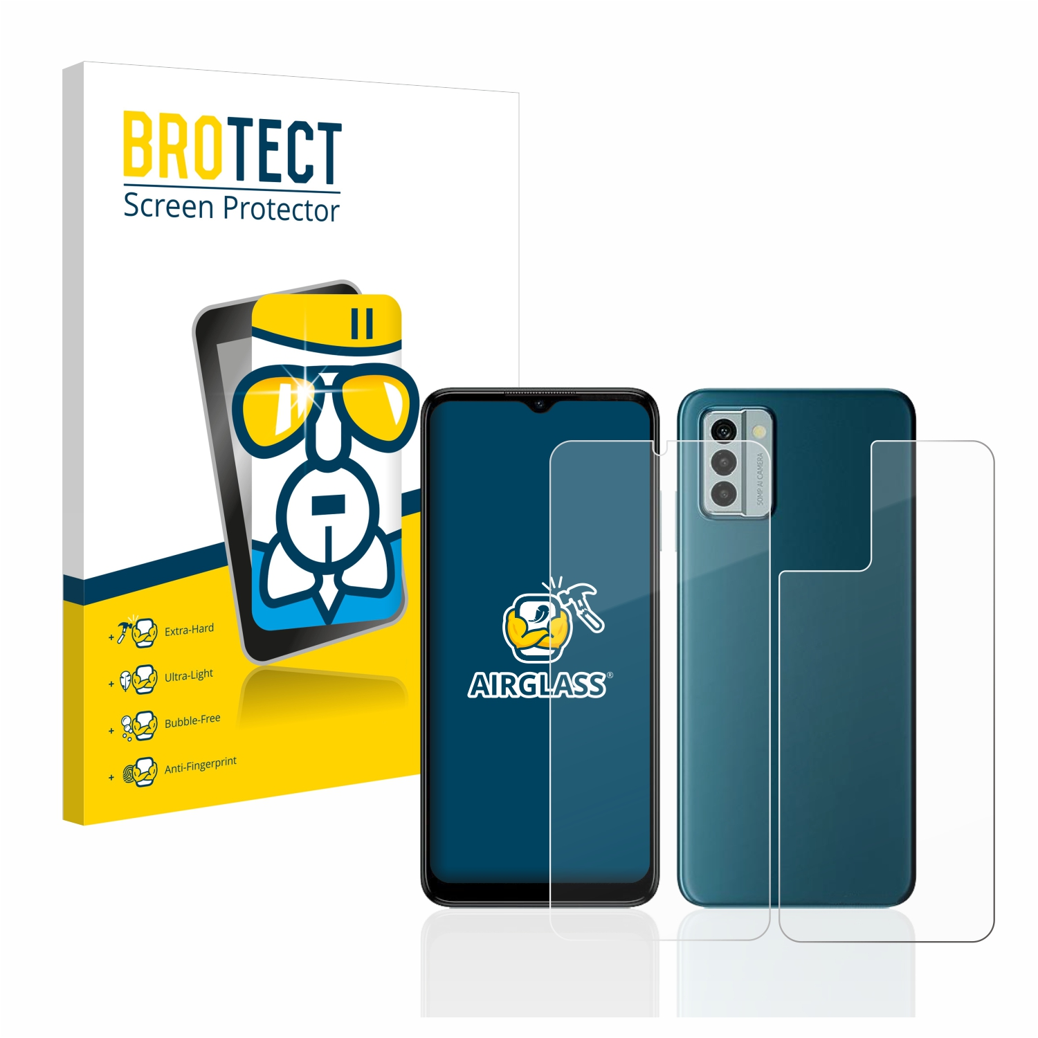 BROTECT klare Schutzfolie(für Nokia Airglass G22)