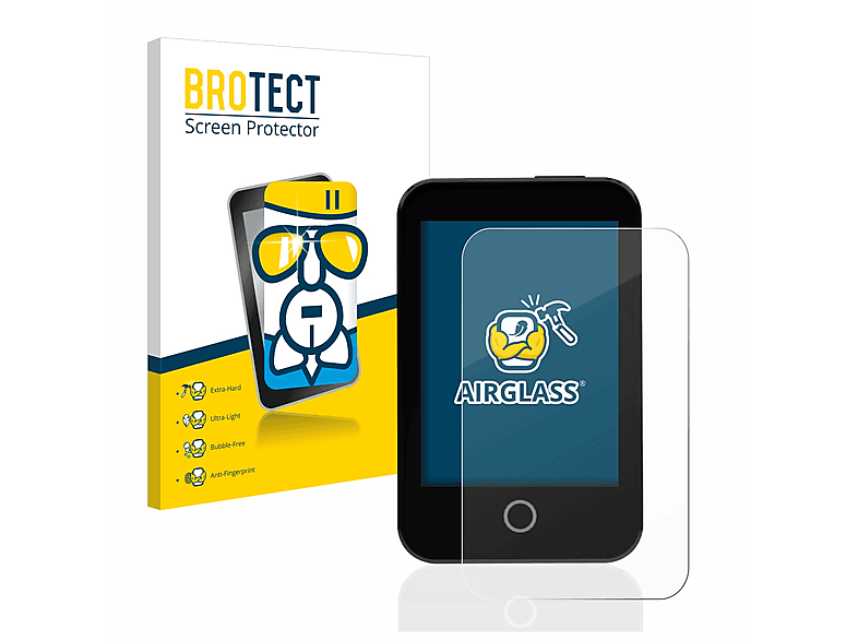 nano BROTECT klare Airglass Medtrum CGM) Touchcare Schutzfolie(für