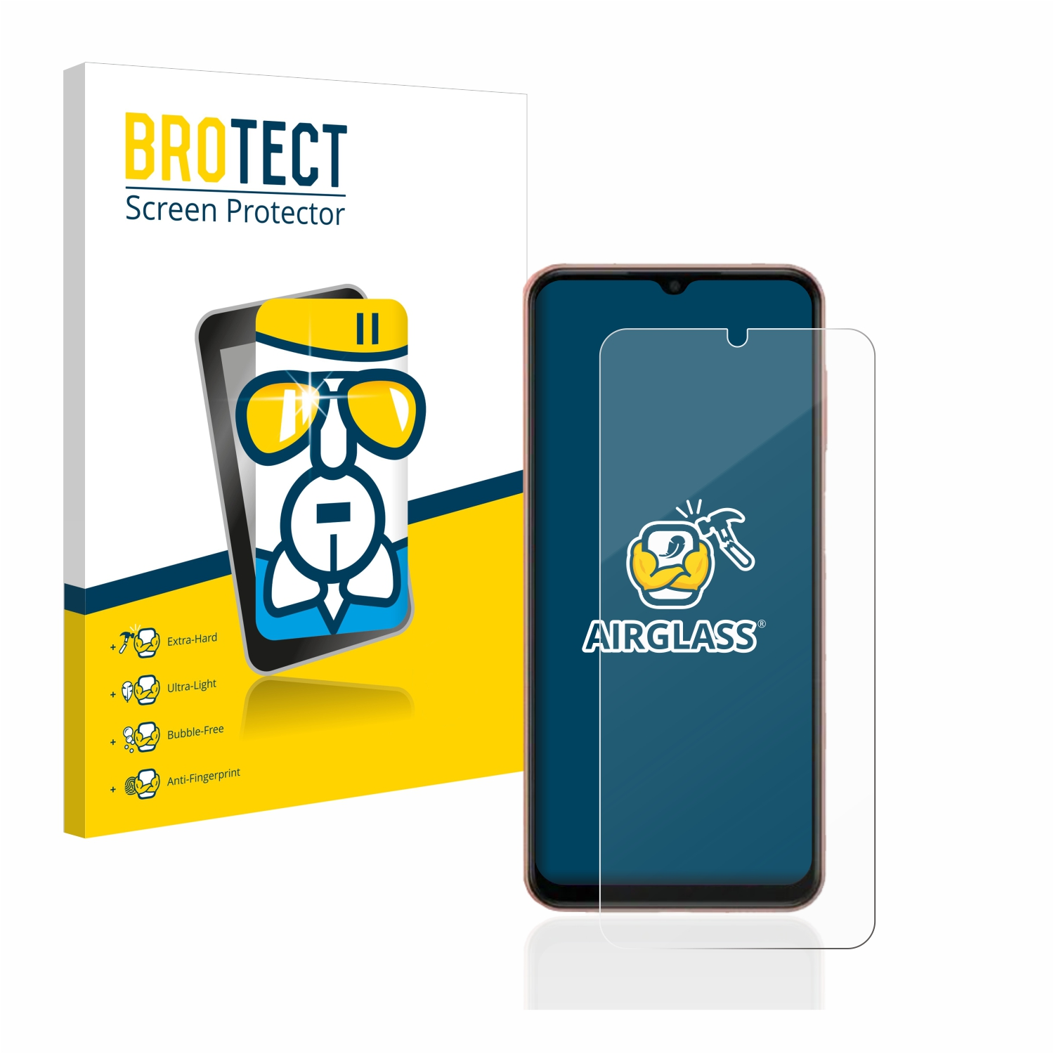F14) BROTECT Samsung Airglass Galaxy klare Schutzfolie(für