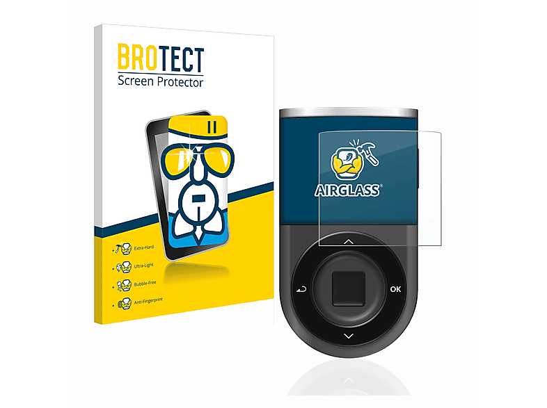 BROTECT Airglass klare Schutzfolie(für Biometric Wallet) D’CENT