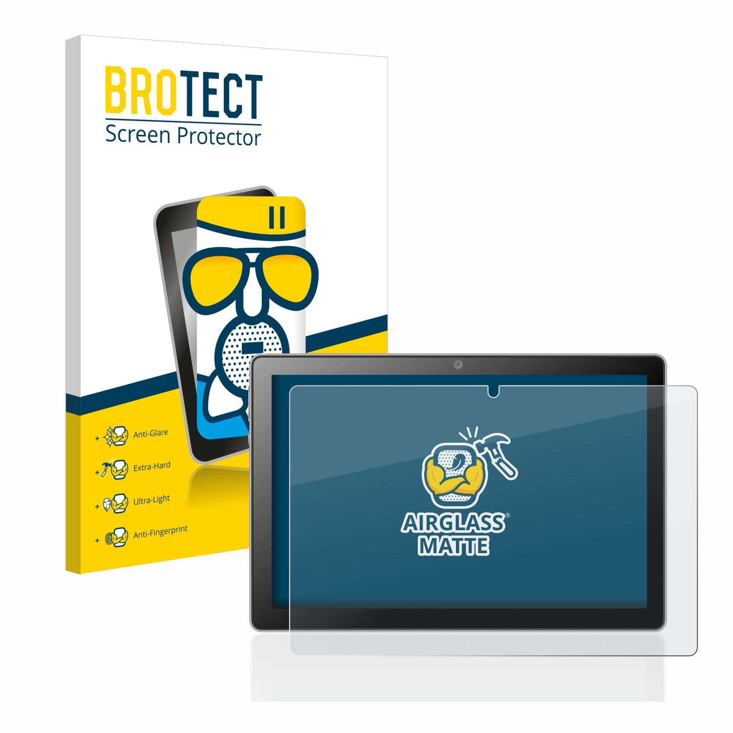 BROTECT Airglass matte Schutzfolie(für Mediacom X10 SmartPad 4G)
