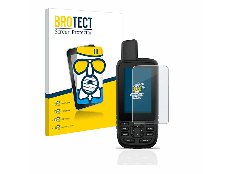BROTECT Airglass matte Schutzfolie(für 67) Garmin GPSMAP