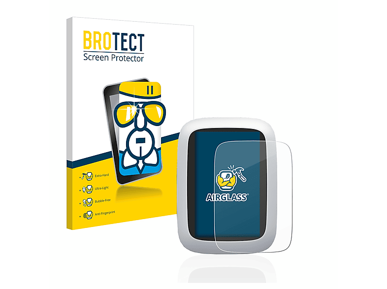 BROTECT Airglass klare Schutzfolie(für VW Elli ID. Charger)