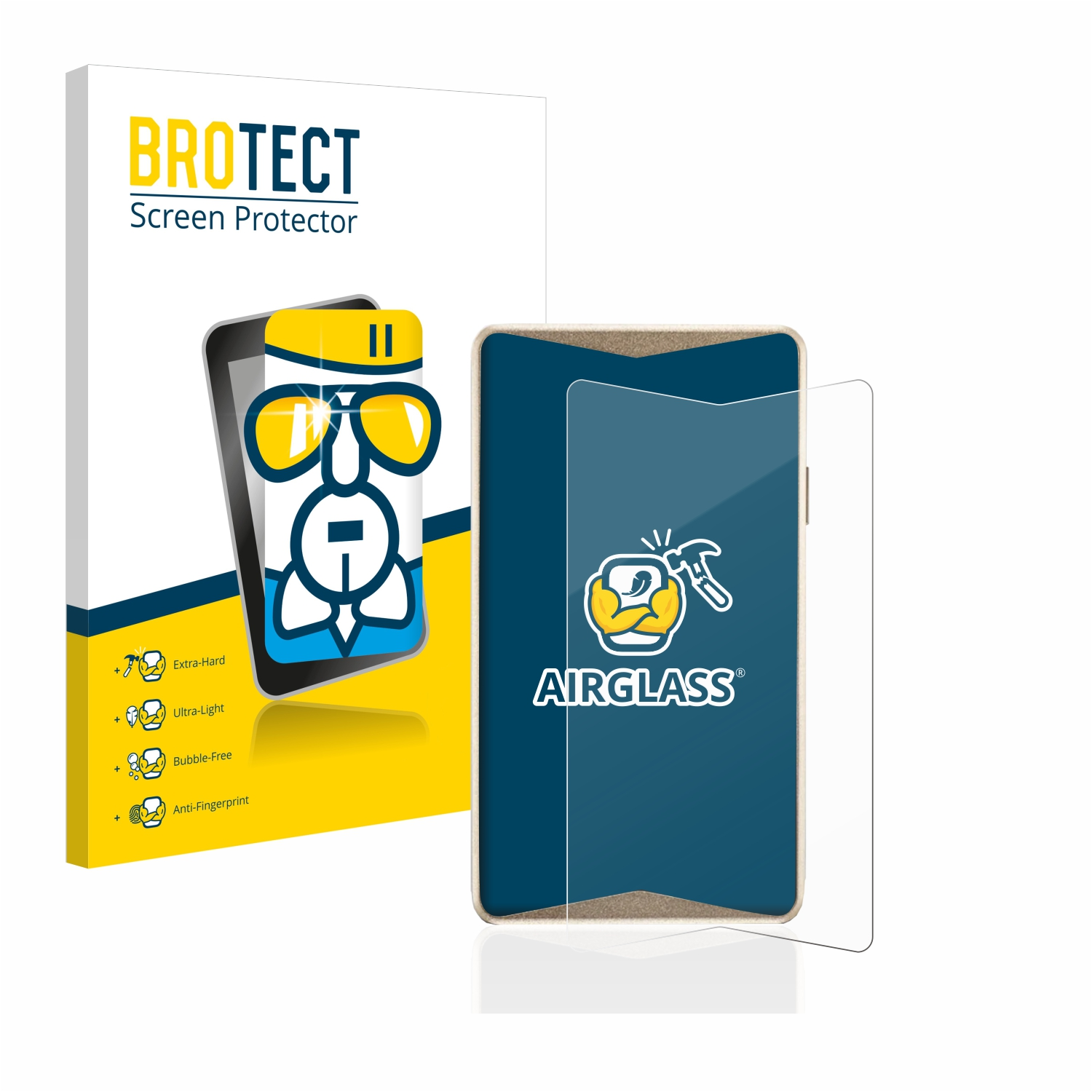 BROTECT Airglass klare Schutzfolie(für Titan Cold Wallet) ELLIPAL