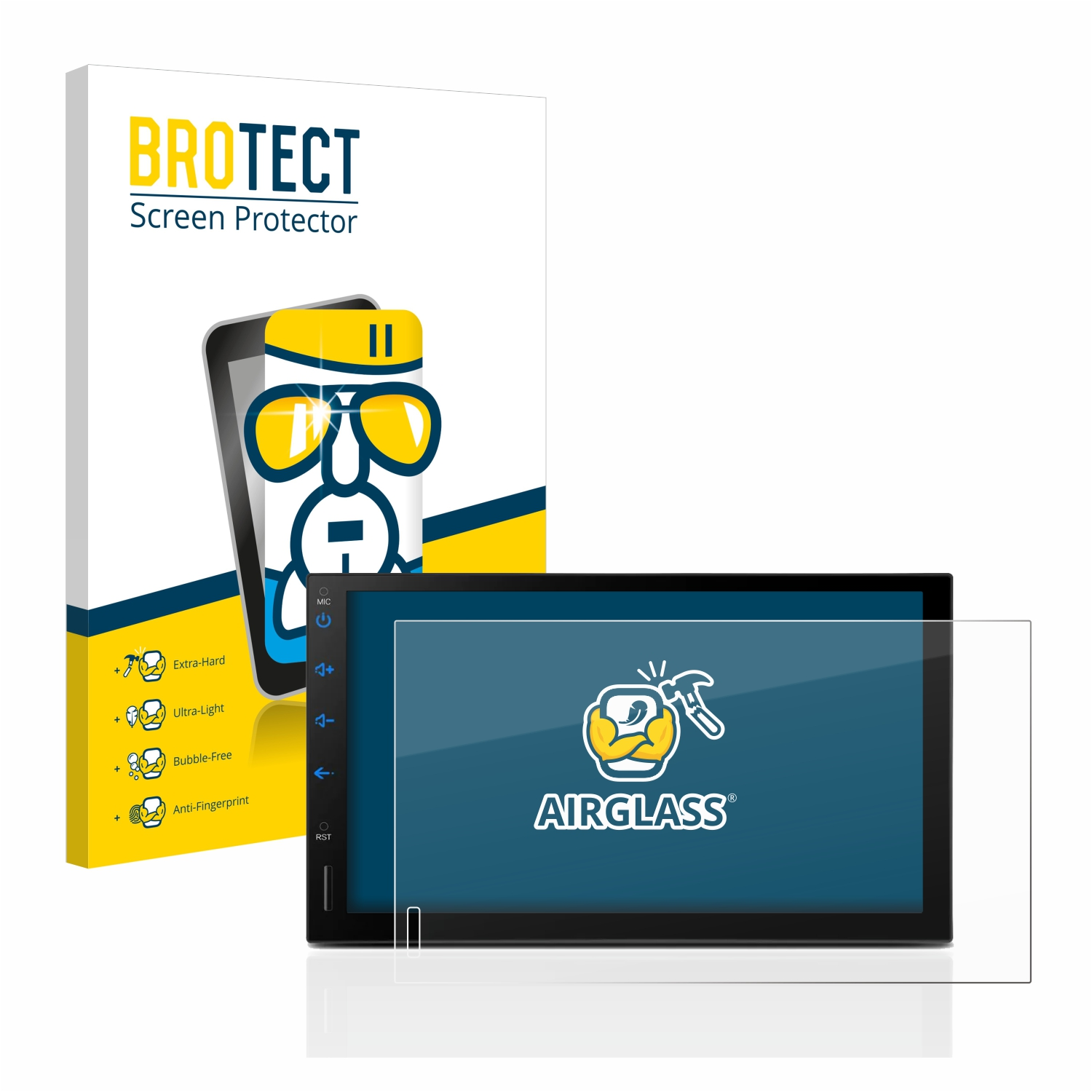 TIQ722L) Schutzfolie(für XTrons BROTECT Airglass klare