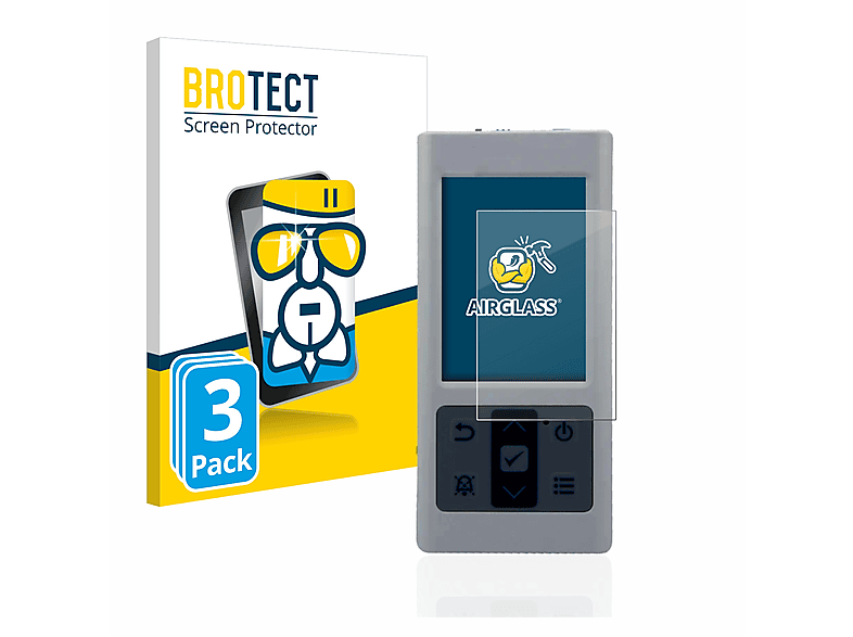 Airglass 3x PM10N) klare Schutzfolie(für Covidien Nellcor BROTECT