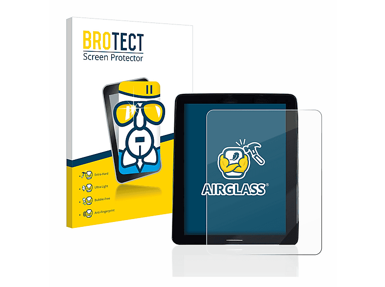 Brotect Pellicola In Vetro Ibrido Per CompeGPS TwoNav Anima+ - Durezza 9H, Anti-impronta, Trasparente - 2