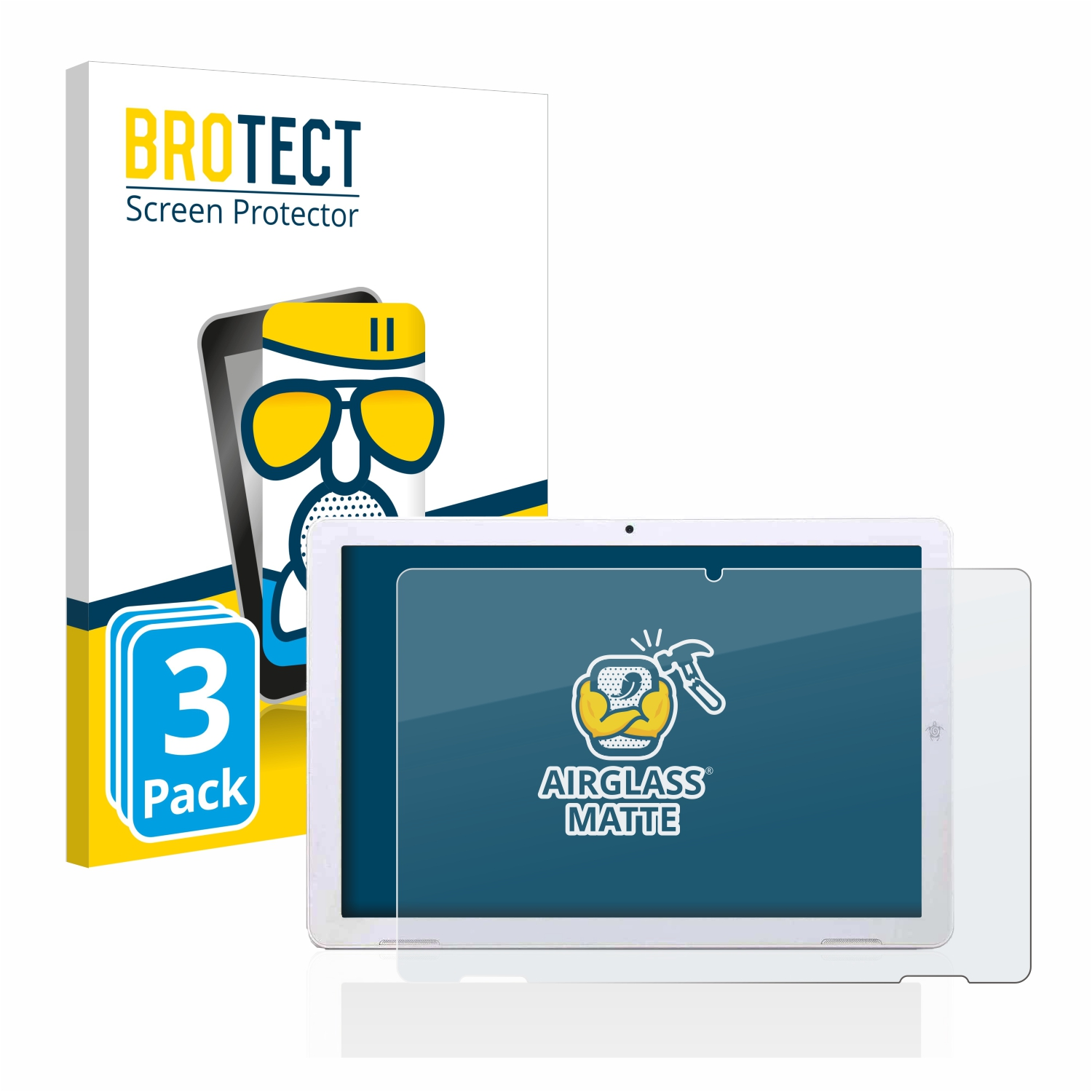 BROTECT 3x Airglass matte SmartPad Mediacom 10) Schutzfolie(für Iyo
