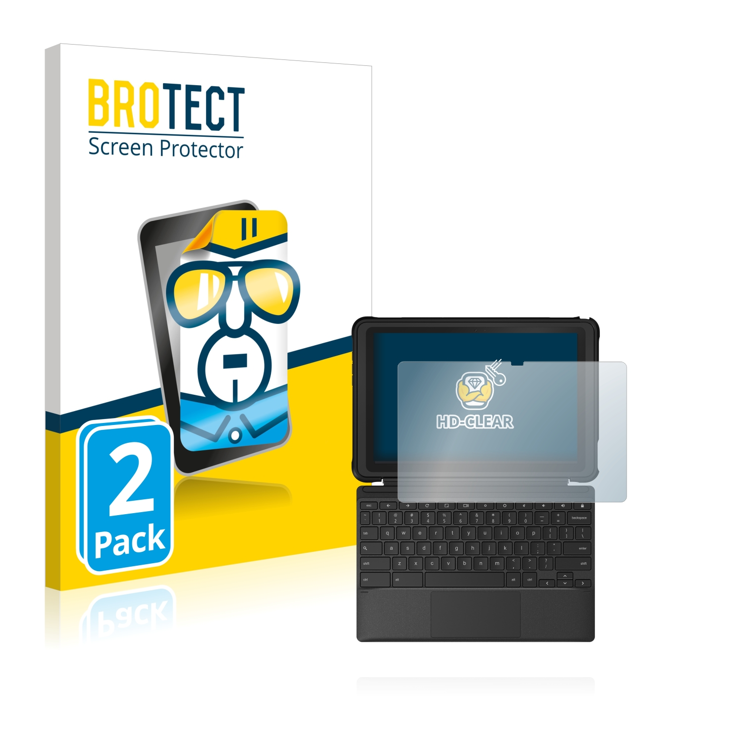 Detachable BROTECT Schutzfolie(für klare Chromebook CZ1) 2x ASUS