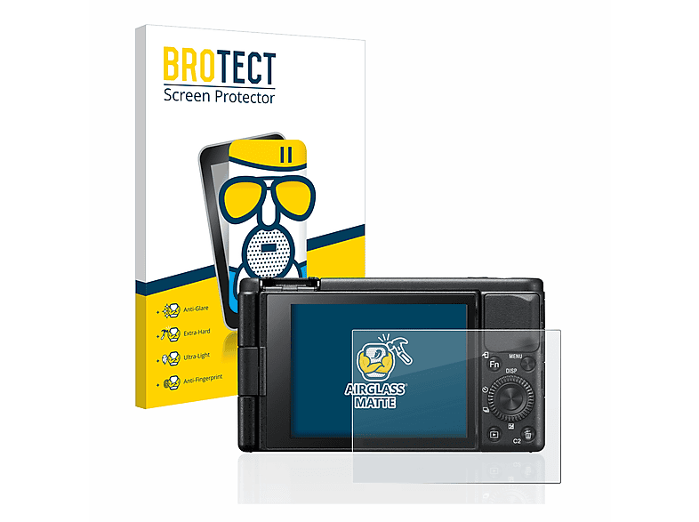 BROTECT Airglass matte Schutzfolie(für Sony ZV-1)