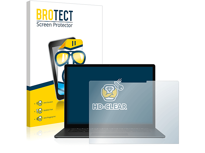 BROTECT klare Schutzfolie(für Microsoft Surface Laptop 3 15\