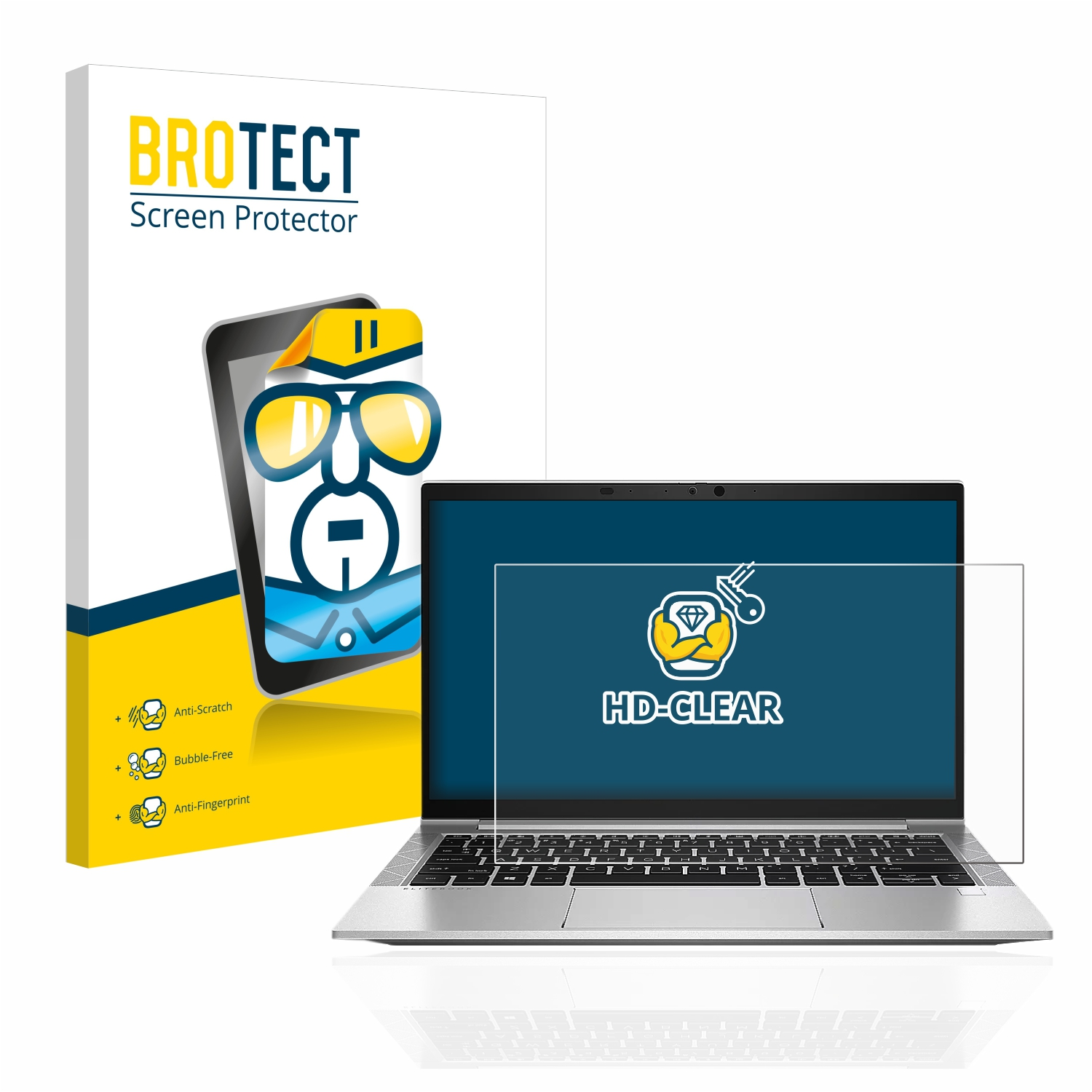 BROTECT klare Schutzfolie(für EliteBook G8) HP 830