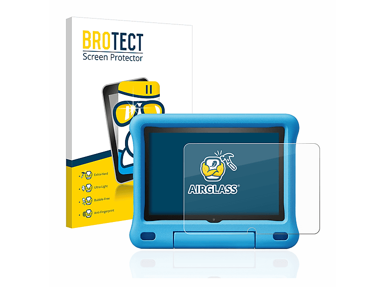 BROTECT Airglass klare Schutzfolie(für Amazon Fire HD 8 Kids Edition 2020 (10. Gen.))