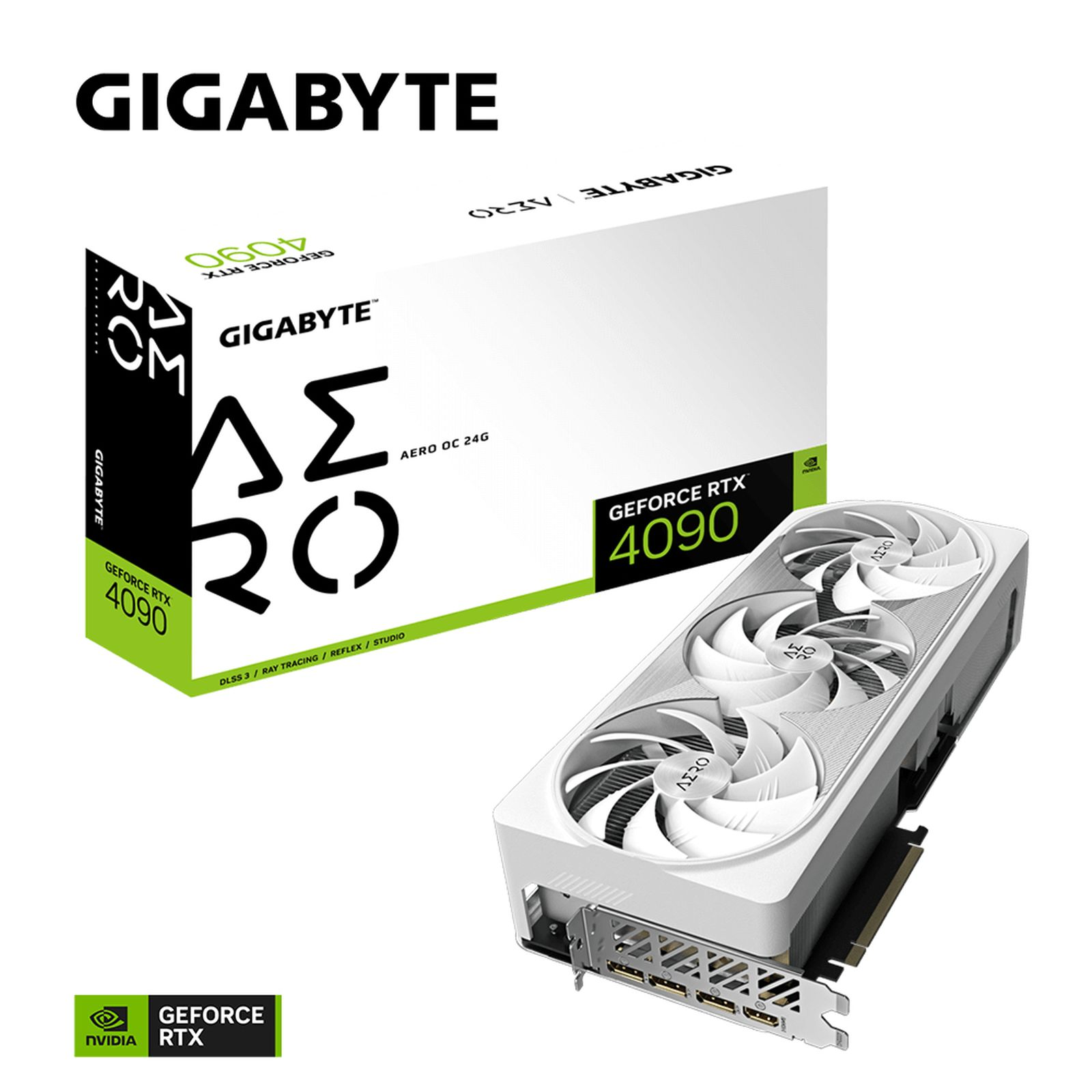 GIGABYTE GeForce RTX 4090 Grafikkarte) AERO 24G (NVIDIA, OC