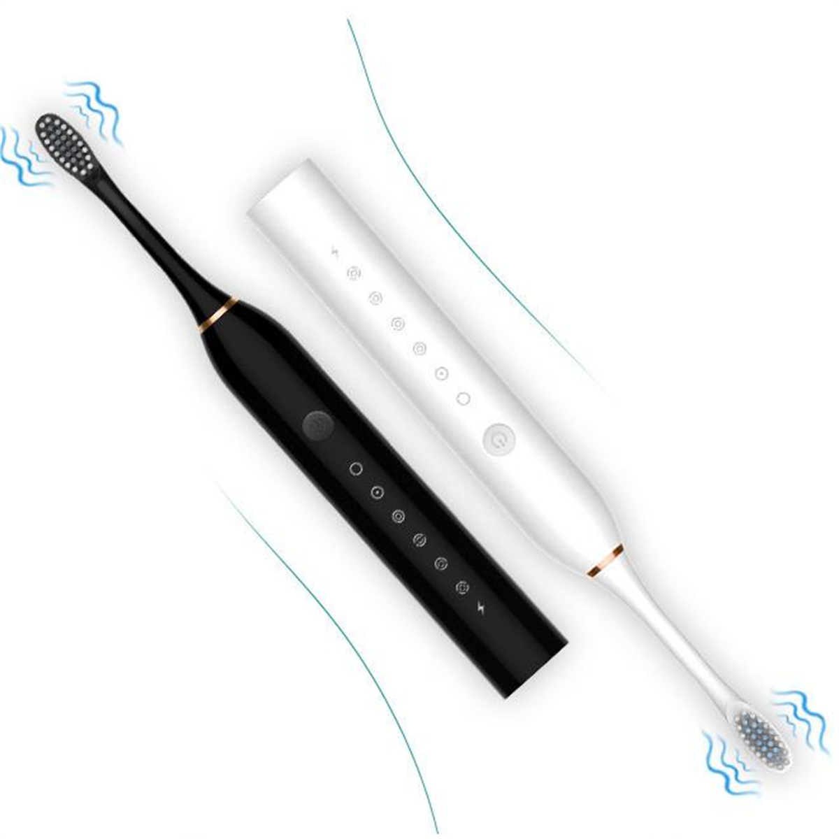 Zahnbürste SYNTEK Elektrische Weiß Wiederaufladbar Set Zahnbürste Sonic Elektrische Smart Weiß Toothbrush