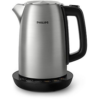 Hervidor de agua - PHILIPS HD9359/90, 2200 W, 1.7 l, Negro