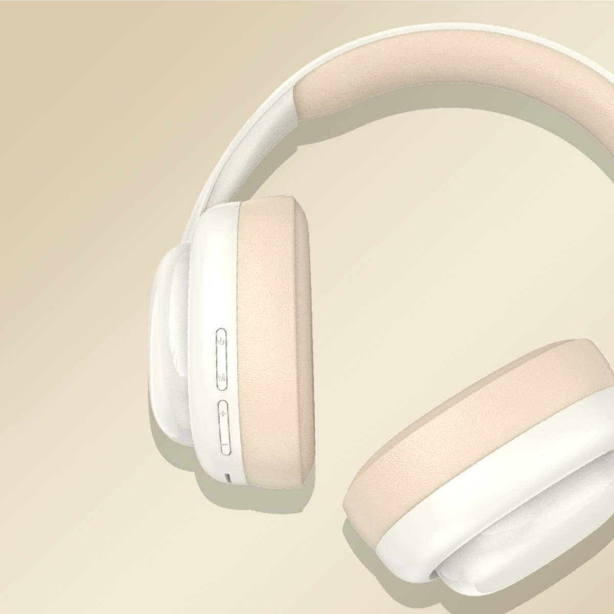SYNTEK Bluetooth Bluetooth Over-ear Kopfhörern, Weiß weiße Kopfhörer Bluetooth-Kopfhörer mit Kopfhörer