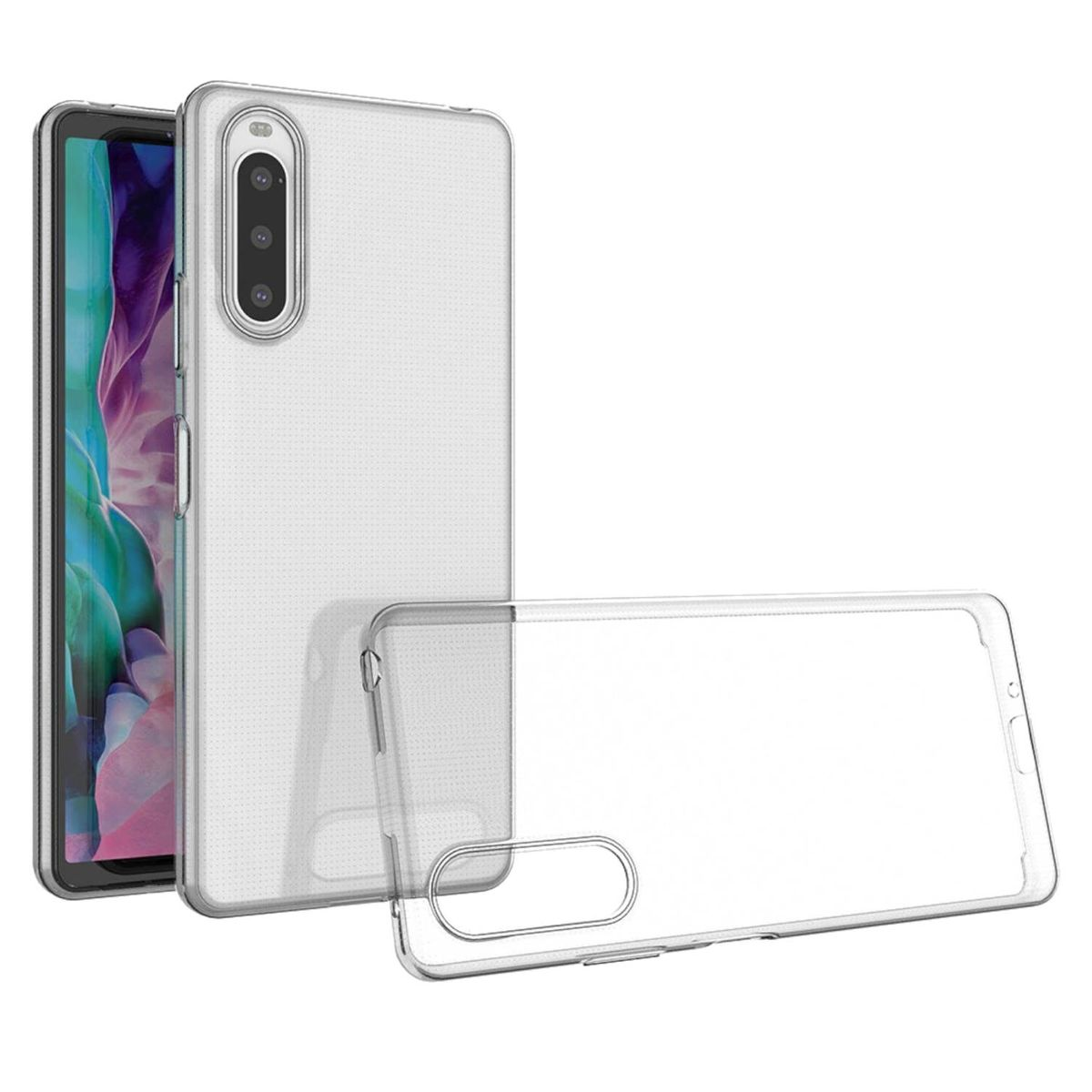 WIGENTO Design TPU Silikon Hülle Sony, Xperia 4. Transparent IV 10 dünn, Gen, Backcover