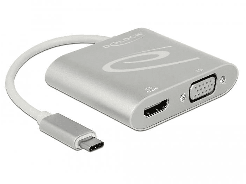 USB Silber Splitter, 87705 DELOCK