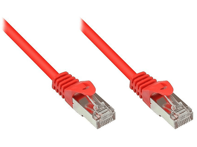 VARIA GROUP 855R-003 Patchkabel Cat.5e, Rot