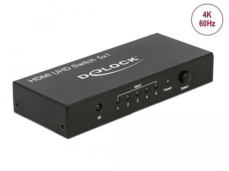 DELOCK 18685 HDMI Switch, Schwarz