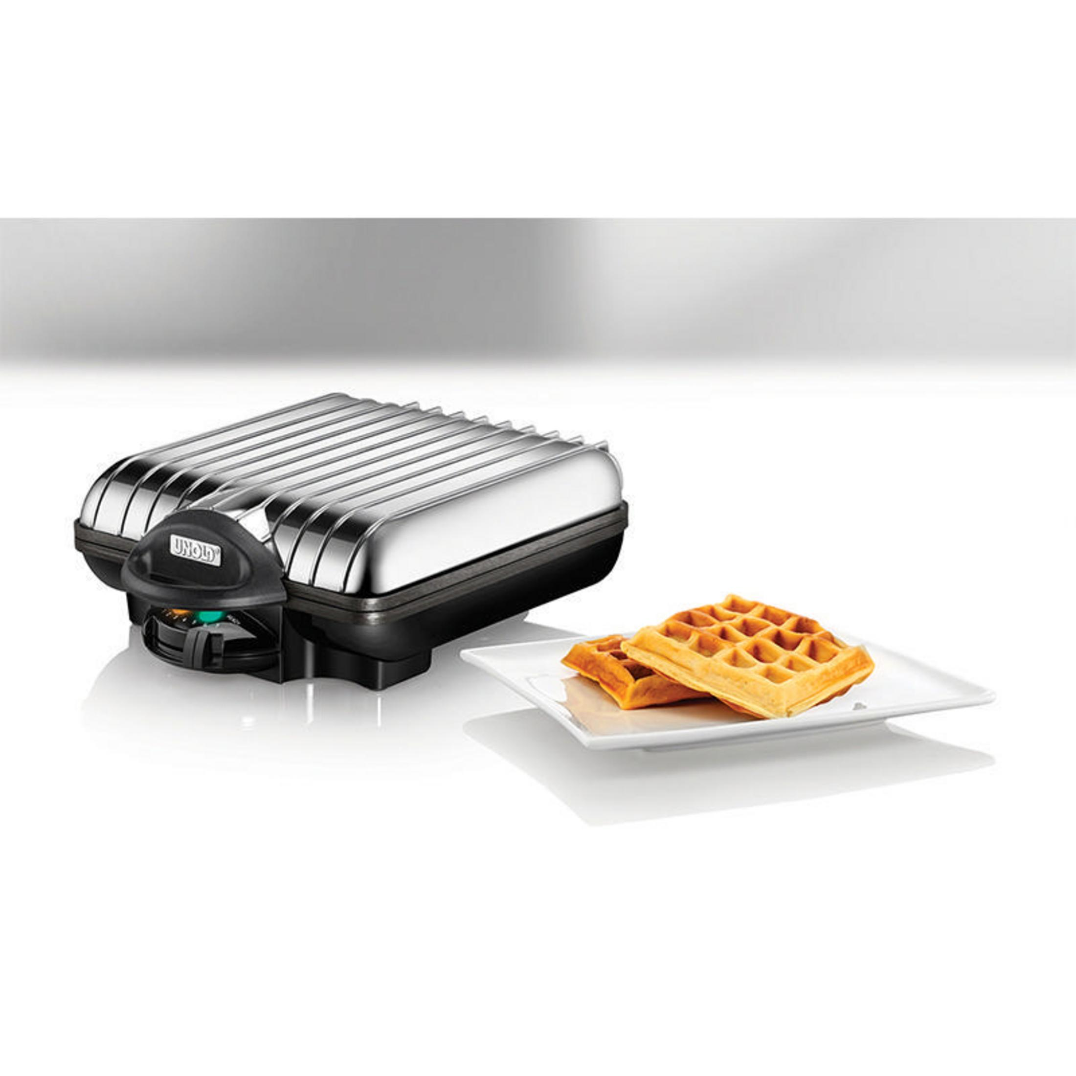 Waffeleisen UNOLD 48266 Silber/Schwarz