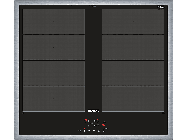 SIEMENS EY 645 CXB 1 E Glaskeramik (583 mm breit, 4 Kochfelder)