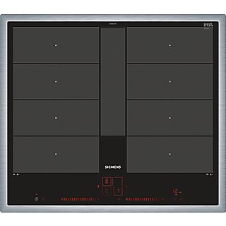 Placa de inducción - SIEMENS EX645LYC1E, 4 zonas, 583 mm, Inox