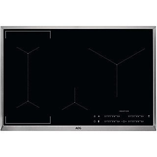 Placa de inducción - AEG IKE84441XB, 4 zonas, 766 mm, Negro