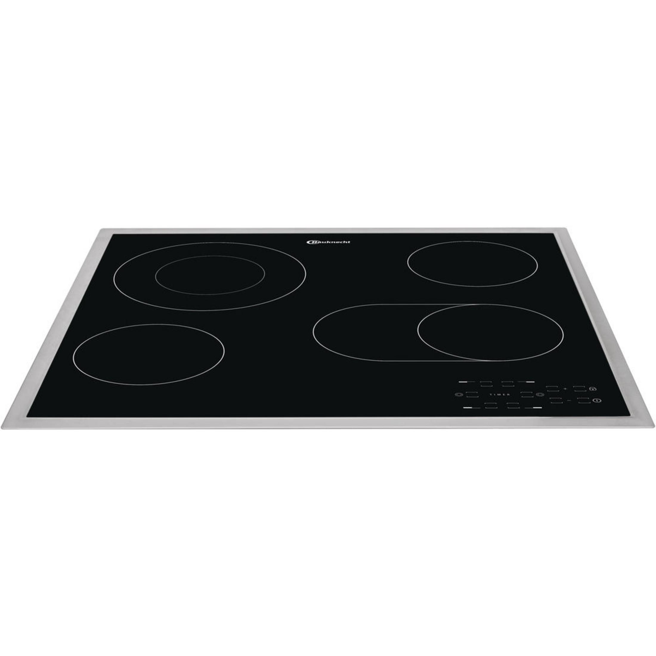 BAUKNECHT CTAR 9642 IN PIANO COTTURA A INDUZIONE, 4 zone di cottura, dimensioni: L 577 mm, P 507 mm, piano in Vetroceramica, Nero