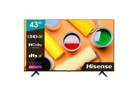 VIDAA LED (Flat, U5) / cm, | HISENSE 108 43 6 SMART A 43 UHD MediaMarkt CG TV, 4K, Zoll TV