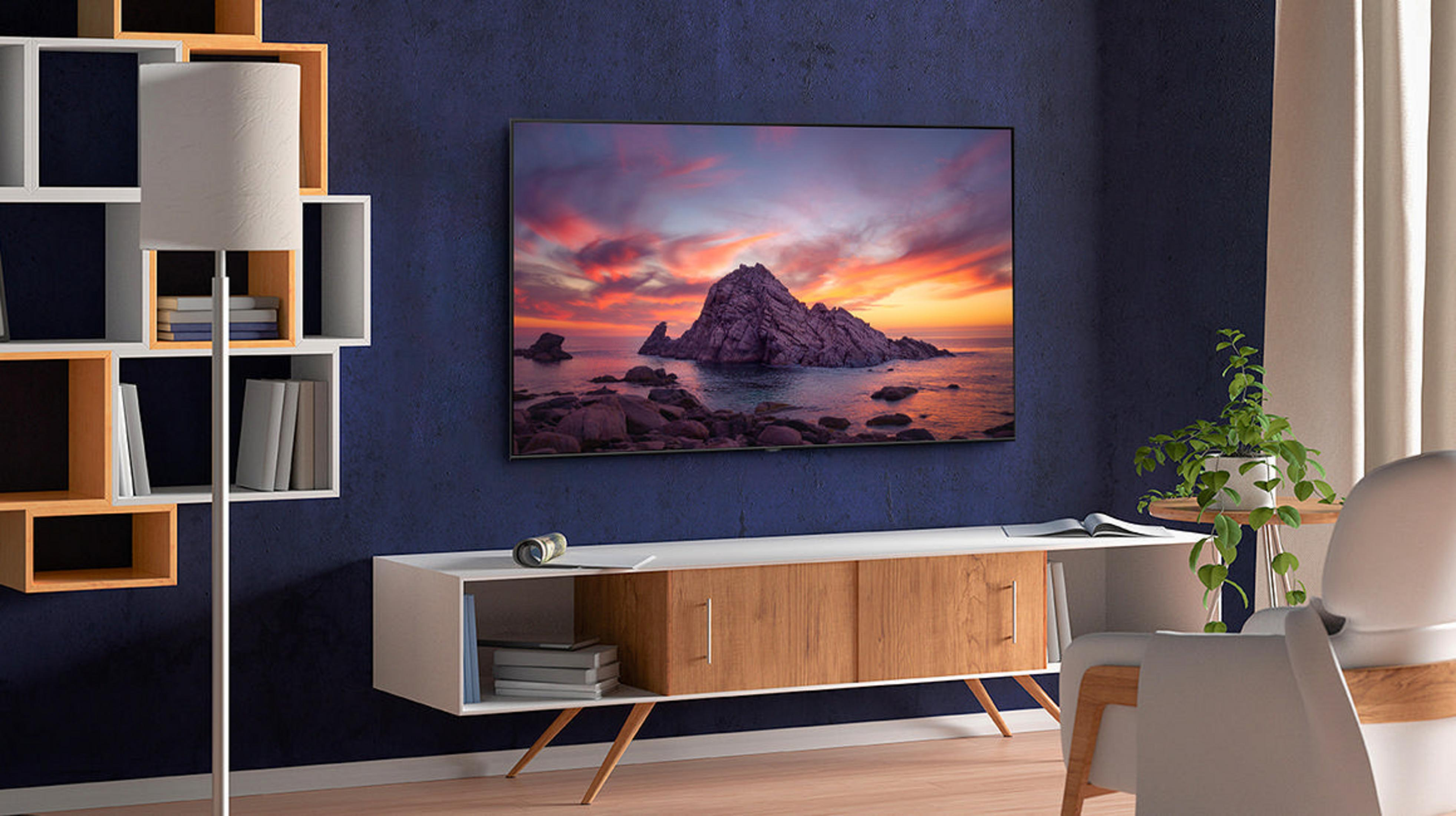 TV SMART Zoll 4K, cm, 60 GQ 138 TGUXZG / 55 SAMSUNG (Flat, 55 QLED Q TV) UHD