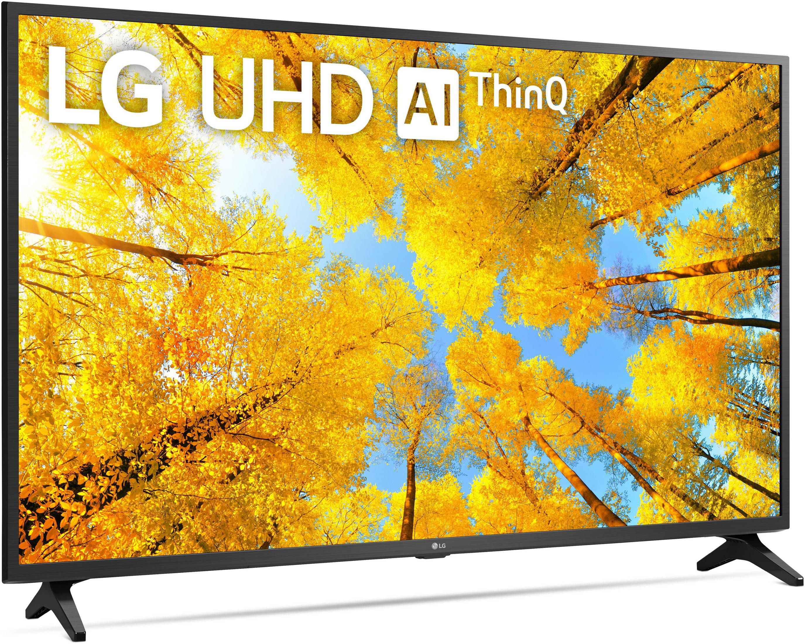 75009 (Flat, UHD LED mit TV Zoll LG 4K, cm, LF.AEU 22 / 55 55 SMART webOS LG TV, UQ ThinQ) 139