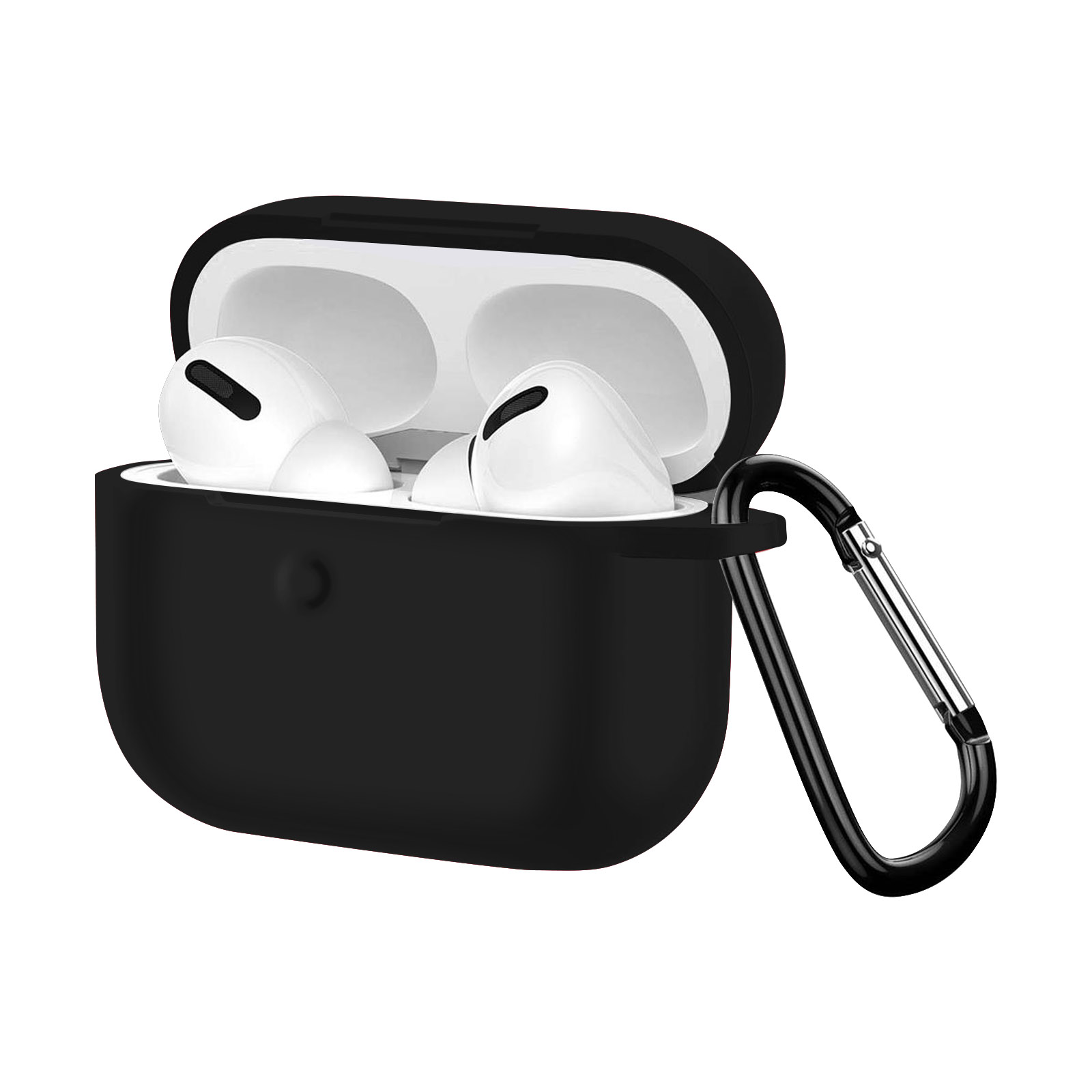 Apple, Pro Series / Pro Full AVIZAR Handyhülle aus Schwarz AirPods 2, Cover, Fast Silikon, Apple