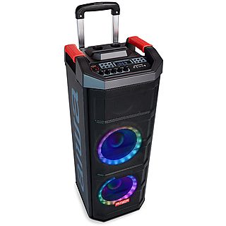 Altavoz de gran potencia  - aiwa KBTUS-608 Black / Altavoz de fiesta & karaoke AIWA, Negro