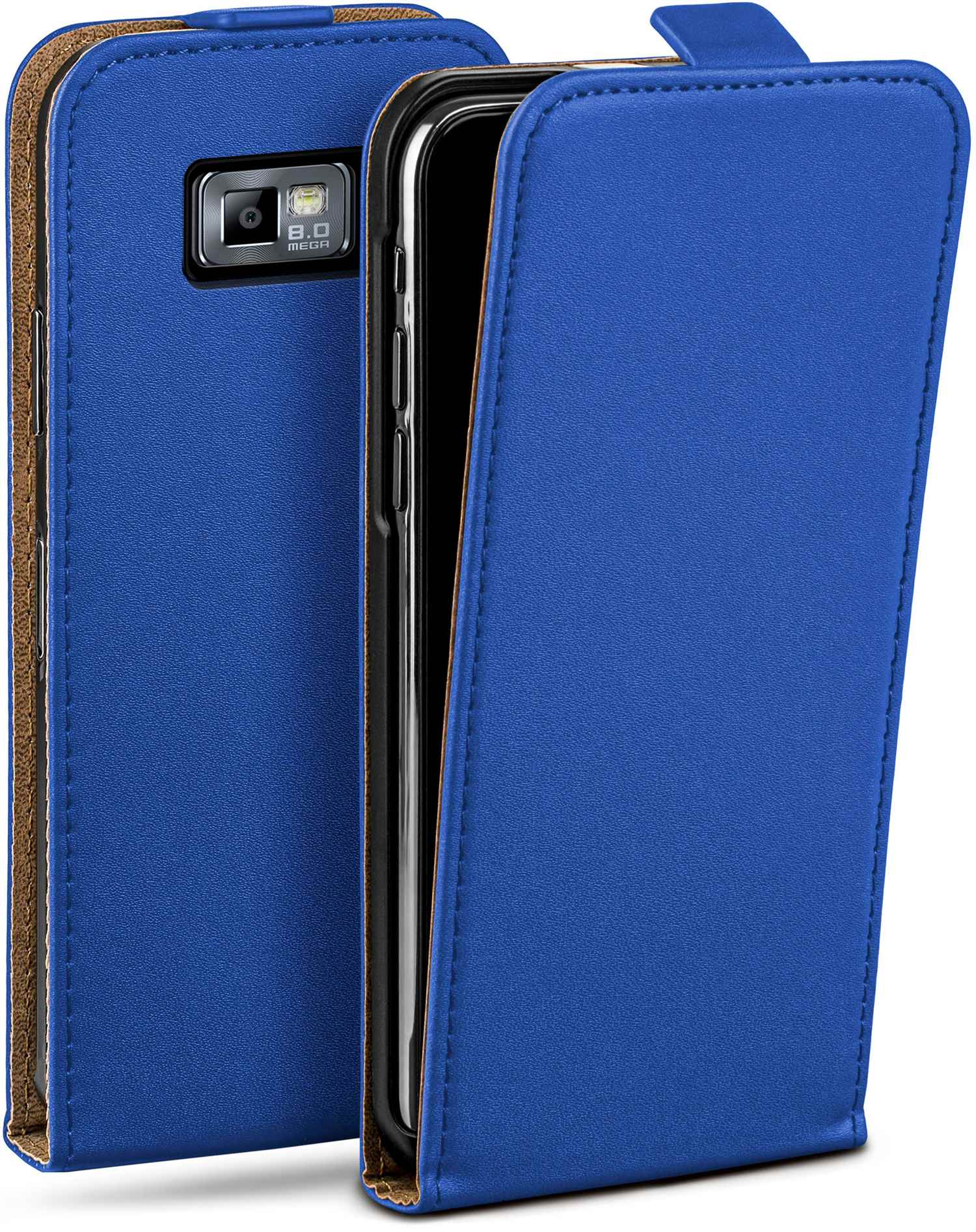 Cover, Flip Case, Galaxy Flip S2, Samsung, Royal-Blue MOEX