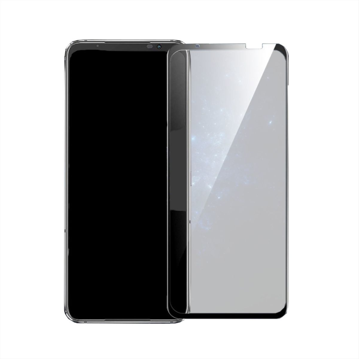 Asus Phone Ultimate) ROG Hart Schutzglas(für WIGENTO / Panzer Glas Folie 7 1x 7 H9
