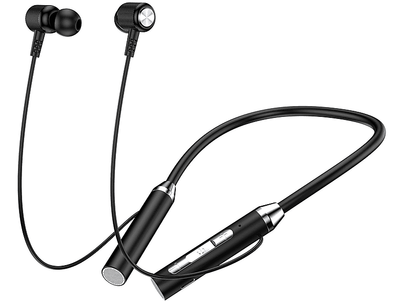 SYNTEK Sport-Kopfhörer: Verlustfreie Klangqualität, Wasserdicht, Schnelle Verbindung, In-ear Bluetooth-Headset Bluetooth Schwarz