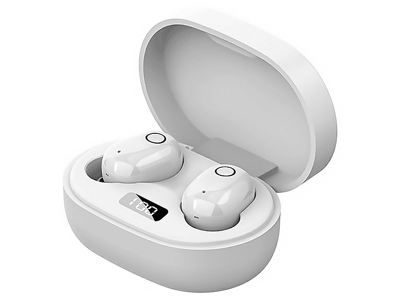 DIIDA Kabelloses Bluetooth-Headset, In-Ear-Headset, Stereo-Headset Funk-Kopfhörer, In-ear Headset Bluetooth Bluetooth weiß