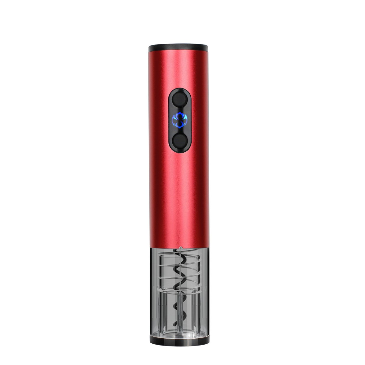 Elektrischer Weinflaschenöffner SYNTEK Wiederaufladbarer (Rot) Korkenzieher USB Flaschenöffner Rot
