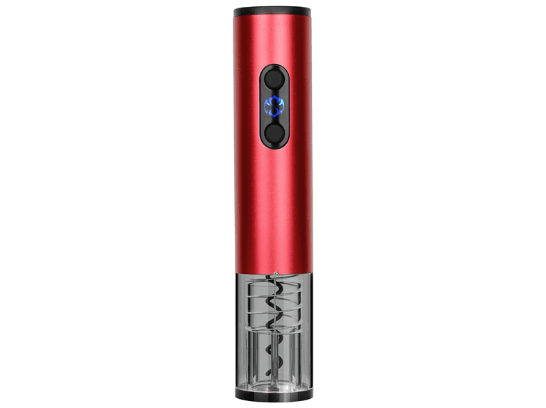 SYNTEK Flaschenöffner Rot Elektrischer USB Wiederaufladbarer Weinflaschenöffner Korkenzieher (Rot)