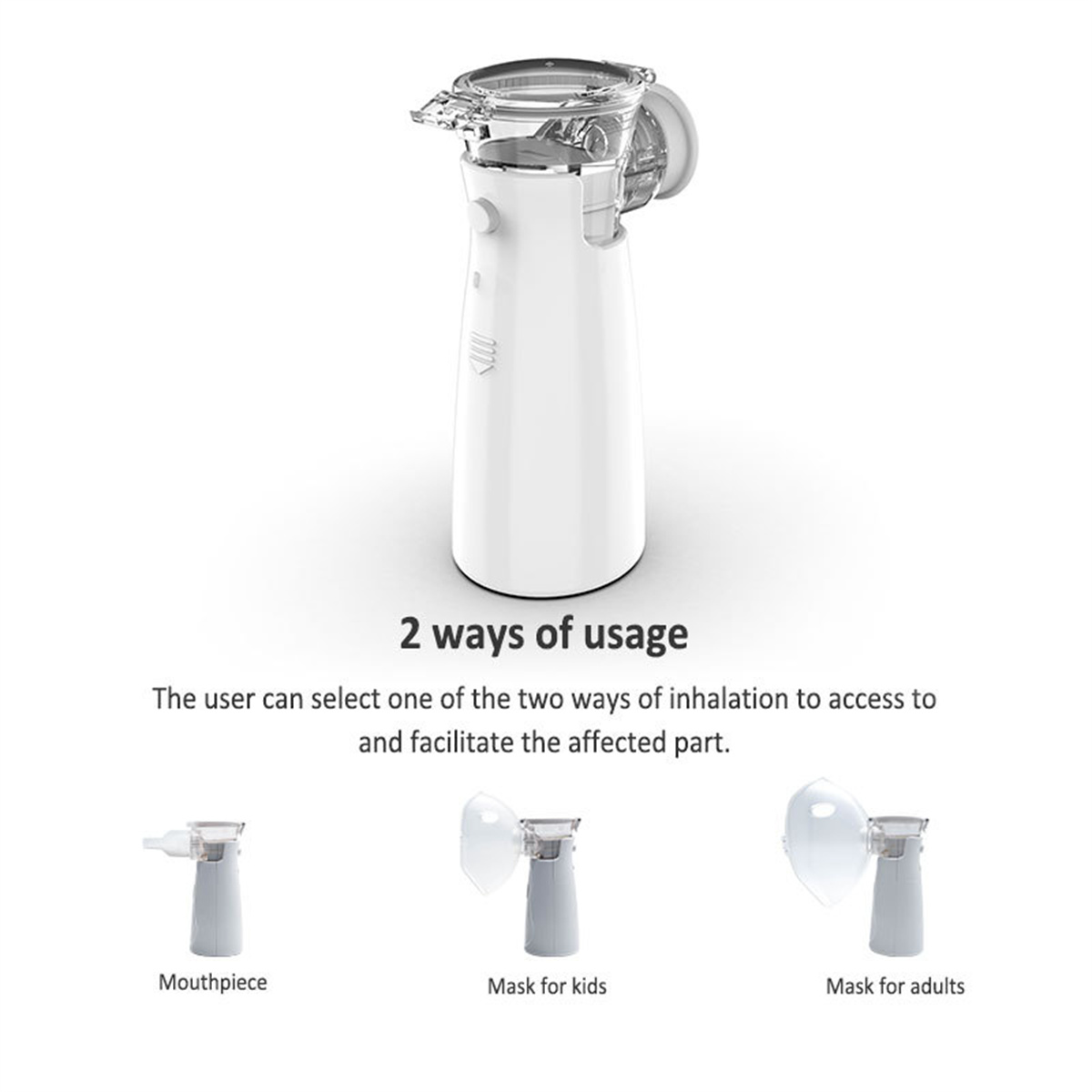 WIYETY Mini Nebelmaschine Mit 12 LED - Ultraschall Vernebler Für Halloween & Partys